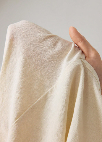 Комбинезон SHEIN комбинезон-брюки однотонный светло-бежевый домашний хлопок