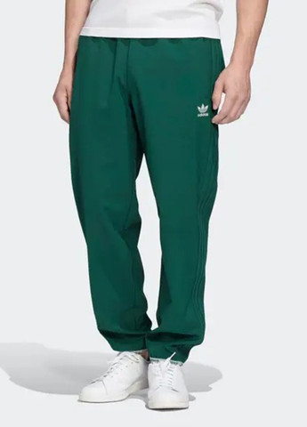 Штани adidas джогери логотипи зелені спортивні трикотаж, поліестер