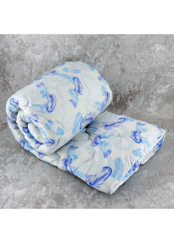 Одеяло закрытое однотонное искусственный лебяжий пух (Микрофибра) Двуспальное 175х210 55019 Moda (253618014)