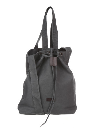 Сумка No Brand сумка-мешок однотонная тёмно-серая кэжуал