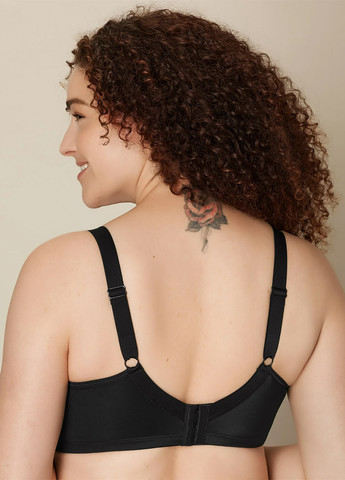 Чорний мінімайзер бюстгальтер Playtex без кісточок нейлон, спандекс