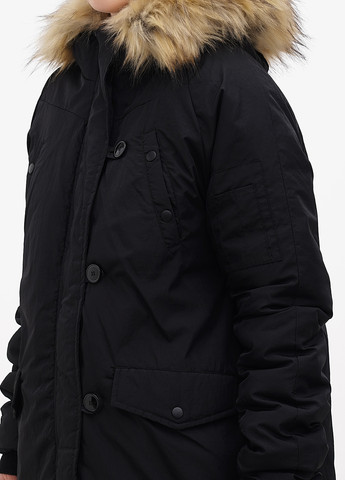 Черная зимняя куртка Boohoo