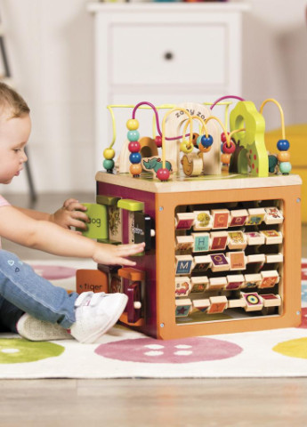 Розвиваюча іграшка (BX1004X) Battat Зоокуб (203961272)