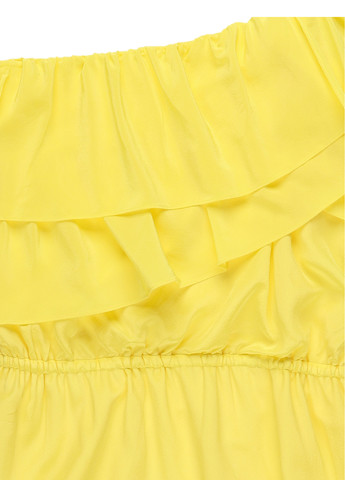 Жовтий кежуал сукня на одне плече Bel Air однотонна