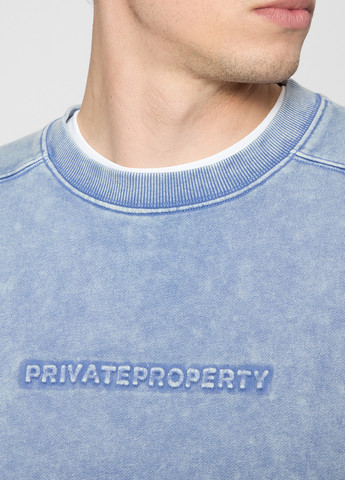 Синий свитшот PRPY варенка тиснение (361270798)