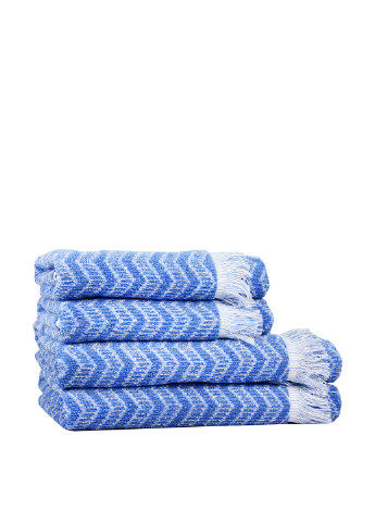 Maisonette полотенце (1 шт.), 70х140 см абстрактный голубой производство - Турция
