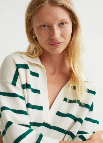 Молочний демісезонний джемпер H&M
