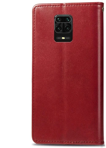 Кожаный чехол книжка Gallant (PU) для Xiaomi Redmi Note 9s / Note 9 Pro / Note 9 Pro Max Красный (is_00000035723_3) Getman (237829082)