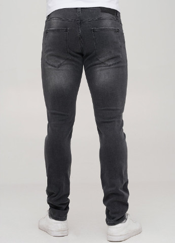 Серые демисезонные зауженные джинсы Trend Collection