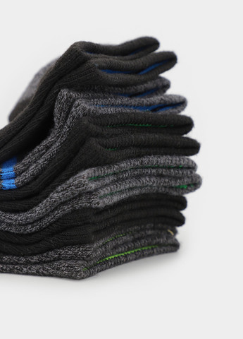 Комбинированные носки (6 пар) Skechers меланжи демисезон (325233191)