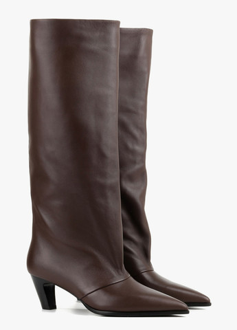 Осенние сапоги Le'BERDES с драпировкой