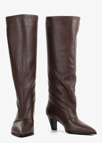 Осенние сапоги Le'BERDES с драпировкой