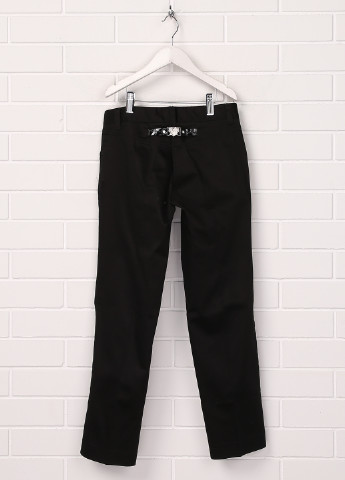 Черные классические демисезонные зауженные брюки Monnalisa