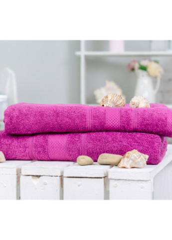 Mirson полотенце набор банных №5081 elite softness plum 50х90, 70х140 (2200003960853) малиновый производство - Украина