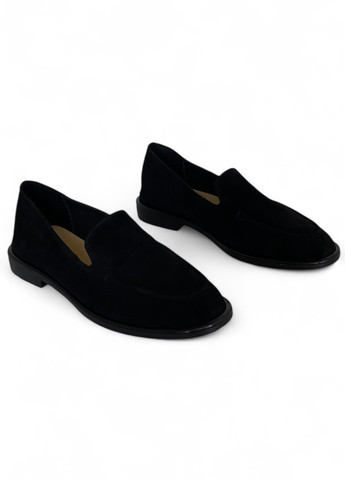 Melanda.M Туфлі лофери чорний з натуральна замша, — демісезон (361925829)