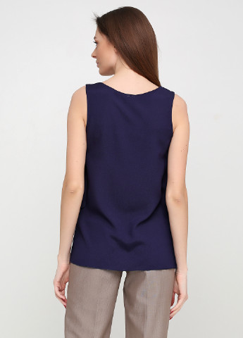 Темно-синяя летняя блуза Stefanie L