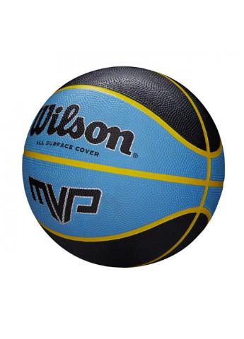 М'яч баскетбольний MVP 295 Size 7 Black/Blue (WTB9019XB07) Wilson (253678092)