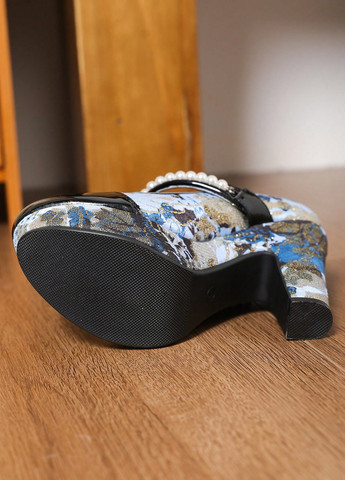 SHEIN Туфлі мері джейн графітовий з поліуретан, текстиль, штучна шкіра, китай — демісезон (339133186)