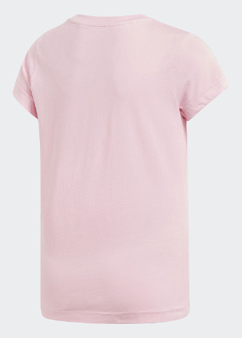 Рожева літня футболка з коротким рукавом adidas