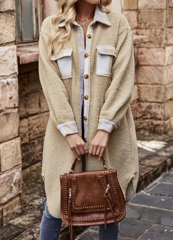 Куртка-рубашка SHEIN (329533110)