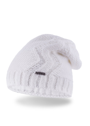 Білий зимній комплект (шапка, шарф-снуд) PaMaMi