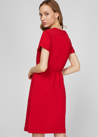 Червона кежуал плаття, сукня сукня-футболка Tommy Hilfiger однотонна