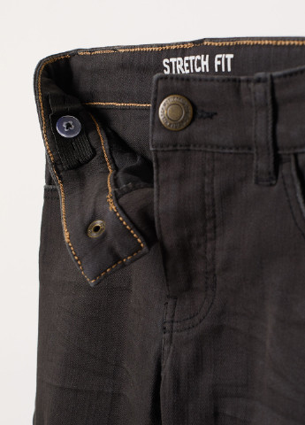 Шорти H&M однотонні чорні джинсові