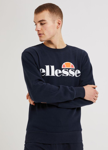 Темно-синій світшот shc07930-429 Ellesse логотип без декору (322021320)