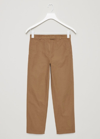 Светло-коричневые кэжуал демисезонные брюки Cos