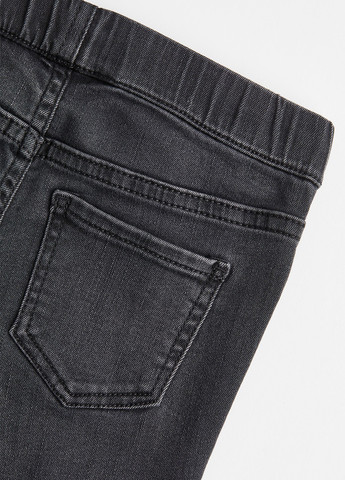Темно-серые демисезонные клеш джинсы H&M