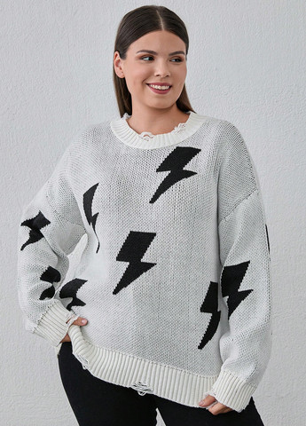 Белый демисезонный джемпер джемпер SHEIN