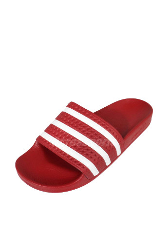 Красные спортивные шлепанцы adidas