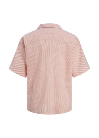 Персиковая домашний рубашка в полоску JACK&JONES