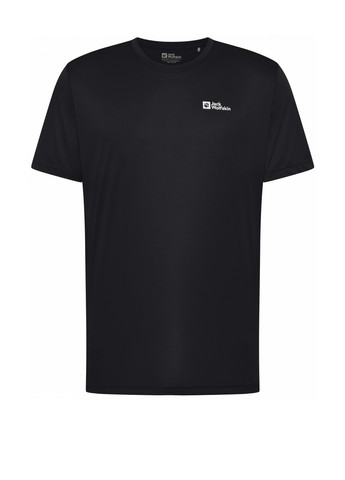 Чорна футболка Jack Wolfskin TECH T M