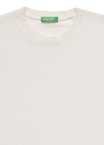 Белый демисезонный джемпер джемпер United Colors of Benetton