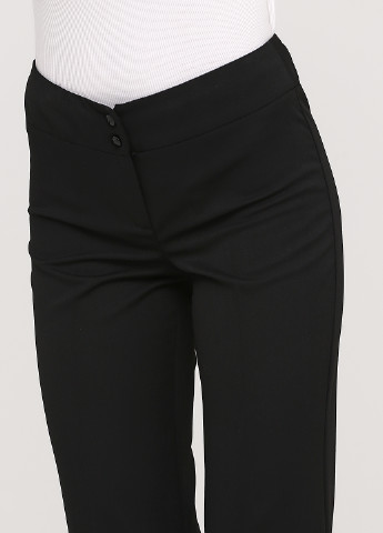 Черные классические демисезонные прямые брюки Olga Shyrai for PUBLIC&PRIVATE