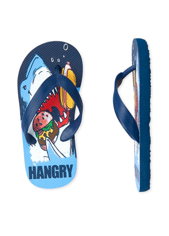 Темно-синие пляжные, кэжуал вьетнамки The Children's Place