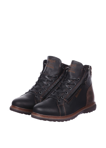 Темно-коричневые зимние ботинки Belvas