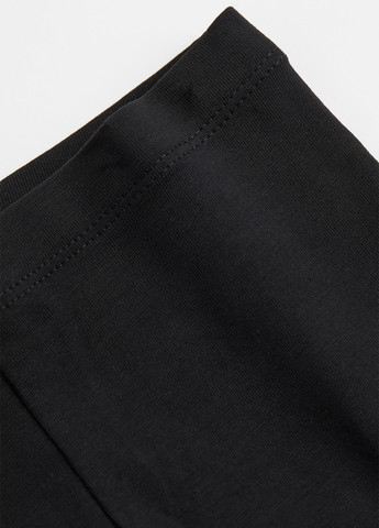 Черные демисезонные леггинсы H&M