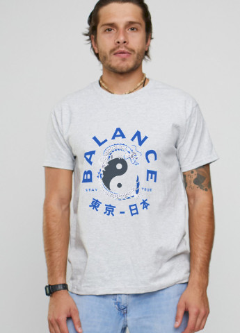 Сіра футболка чоловіча YAPPI
