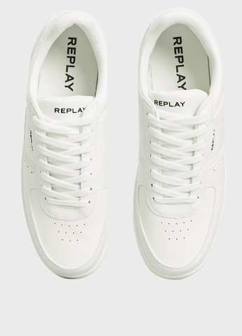 Белые всесезонные кроссовки Replay
