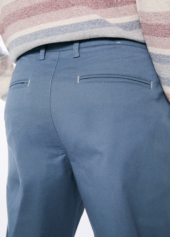 Темно-голубые классические, кэжуал демисезонные чиносы брюки Springfield