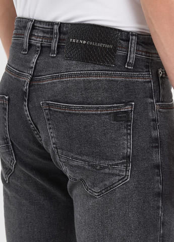 Серые демисезонные прямые джинсы Trend Collection