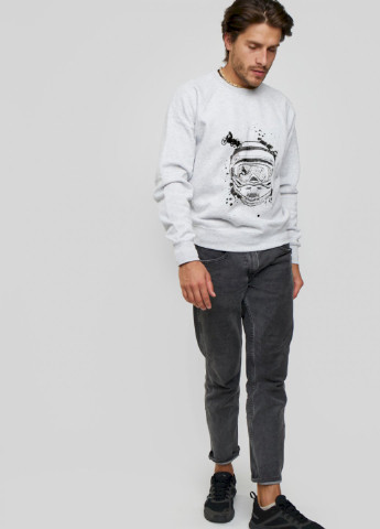 Серый свитшот мужской YAPPI (198688760)