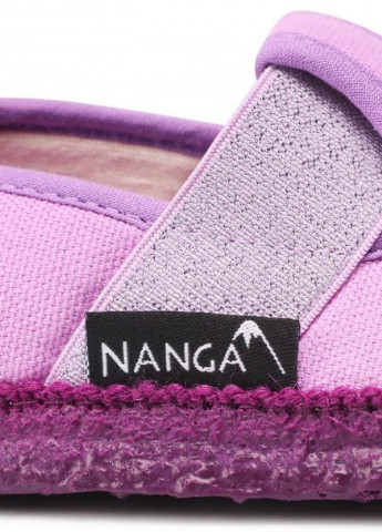 Светло-фиолетовые комнатные тапочки для девочки Nanga с бисером, с аппликацией