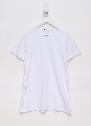 Белая летняя футболка Boohoo