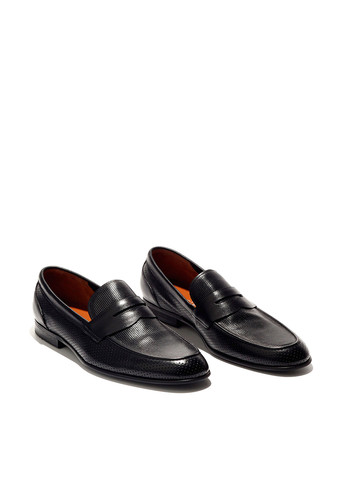 Черные классические туфли Respect без шнурков