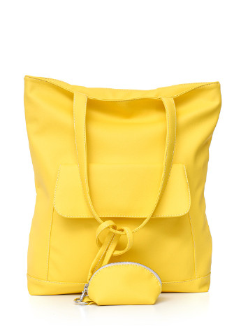 Женская сумка Шоппер Tote желтая Sambag (256243250)