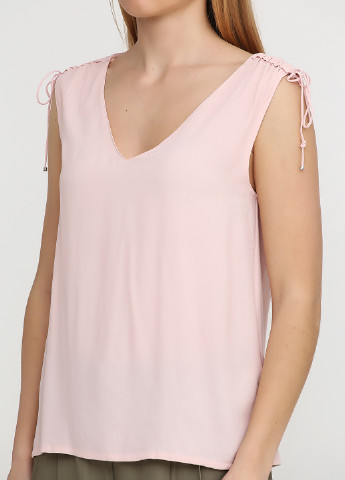 Розовая летняя блуза Massimo Dutti