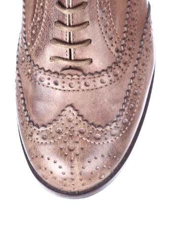 Светло-коричневые туфли со шнурками Gallucci
